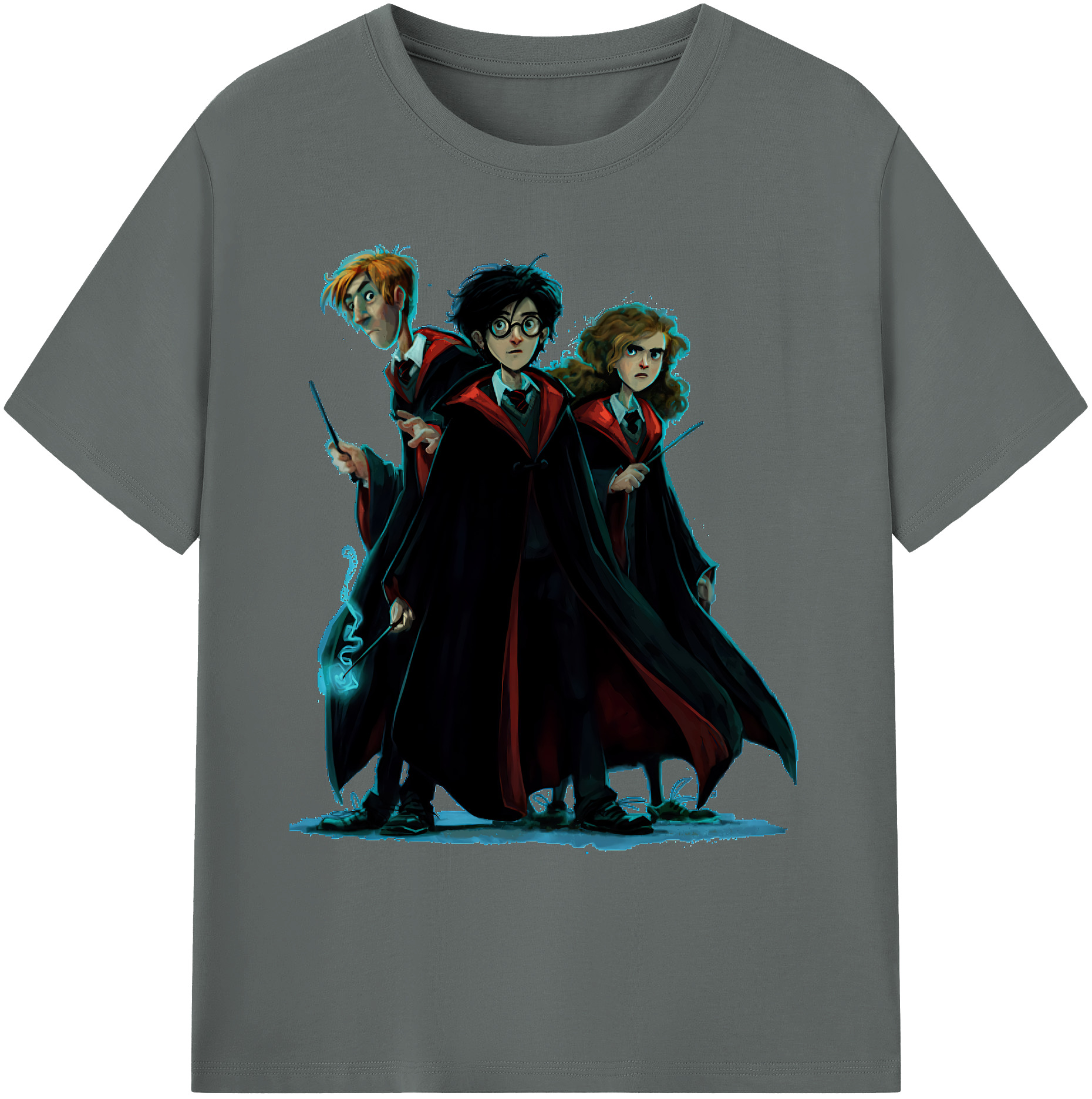 （画像用） Harry Potter ハリー・ポッターシリーズ 綿100％ メンズ半袖Tシャツ｜肌触りやわらか＆通気性